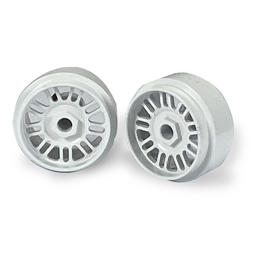 STAFFS107 BBS Style Deep Dish Front Wheels White 15.8 x 8.5mm x2